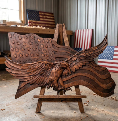 USA Handmade Wooden Art