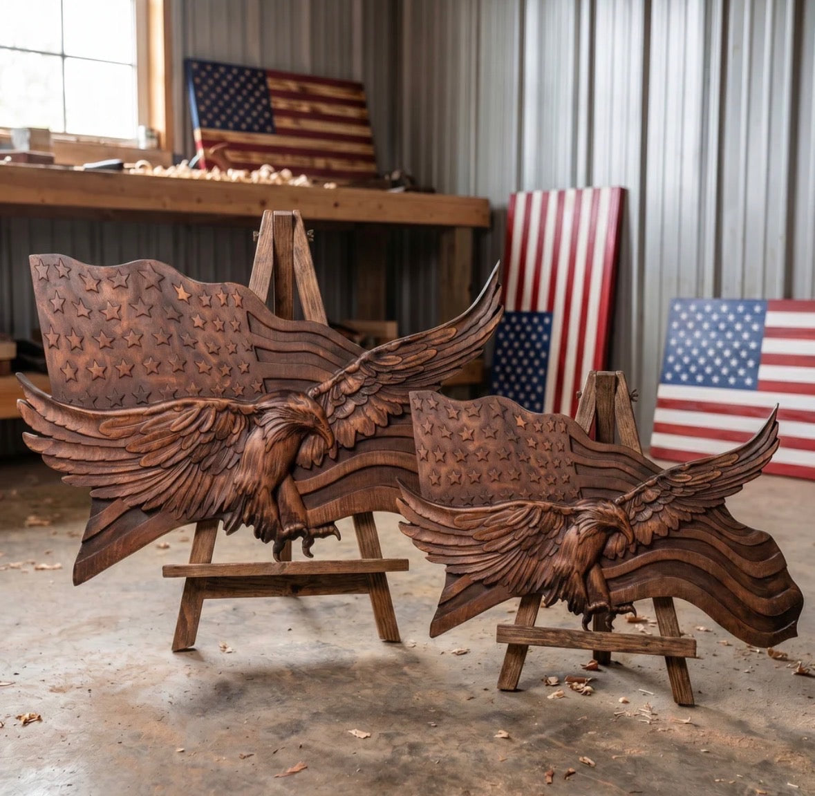 USA Handmade Wooden Art